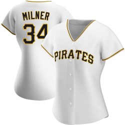 John Milner Pittsburgh Pirates Women's Authentic Home Jersey - White