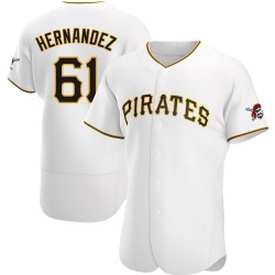 Jose Hernandez Pittsburgh Pirates Men's Authentic Home Jersey - White