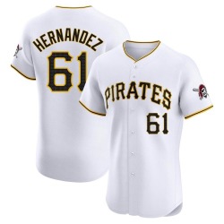 Jose Hernandez Pittsburgh Pirates Men's Elite Home Jersey - White