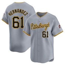 Jose Hernandez Pittsburgh Pirates Men's Limited Away Jersey - Gray