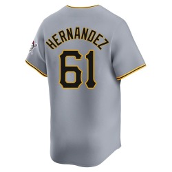 Jose Hernandez Pittsburgh Pirates Men's Limited Away Jersey - Gray