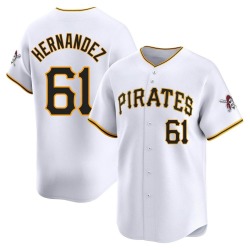 Jose Hernandez Pittsburgh Pirates Men's Limited Home Jersey - White