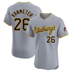 Josh VanMeter Pittsburgh Pirates Men's Elite Road Jersey - Gray