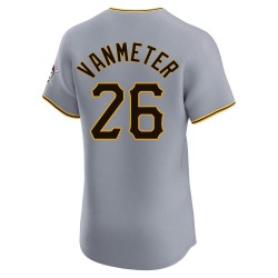 Josh VanMeter Pittsburgh Pirates Men's Elite Road Jersey - Gray