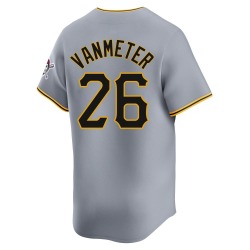 Josh VanMeter Pittsburgh Pirates Men's Limited Away Jersey - Gray