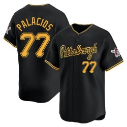 Joshua Palacios Pittsburgh Pirates Men's Limited Alternate Jersey - Black