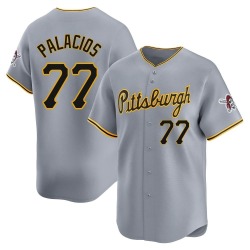 Joshua Palacios Pittsburgh Pirates Men's Limited Away Jersey - Gray