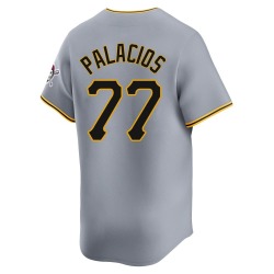 Joshua Palacios Pittsburgh Pirates Men's Limited Away Jersey - Gray