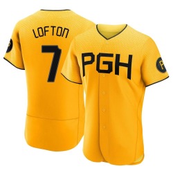 Kenny Lofton Pittsburgh Pirates Men's Authentic 2023 City Connect Jersey - Gold