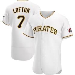 Kenny Lofton Pittsburgh Pirates Men's Authentic Home Jersey - White