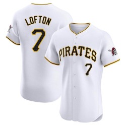 Kenny Lofton Pittsburgh Pirates Men's Elite Home Jersey - White