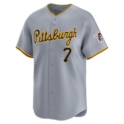 Kenny Lofton Pittsburgh Pirates Men's Limited Away Jersey - Gray