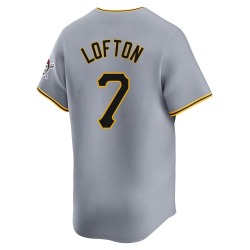 Kenny Lofton Pittsburgh Pirates Men's Limited Away Jersey - Gray