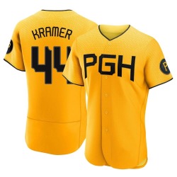 Kevin Kramer Pittsburgh Pirates Men's Authentic 2023 City Connect Jersey - Gold