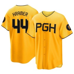 Kevin Kramer Pittsburgh Pirates Youth Replica 2023 City Connect Jersey - Gold