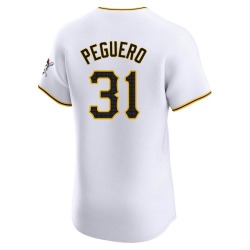 Liover Peguero Pittsburgh Pirates Men's Elite Home Jersey - White