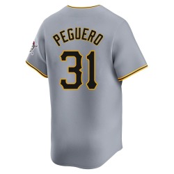 Liover Peguero Pittsburgh Pirates Men's Limited Away Jersey - Gray