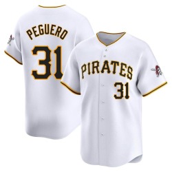 Liover Peguero Pittsburgh Pirates Men's Limited Home Jersey - White