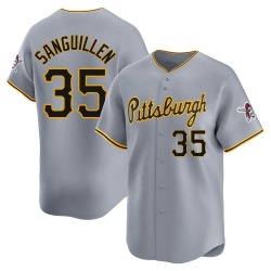 Manny Sanguillen Pittsburgh Pirates Men's Limited Away Jersey - Gray