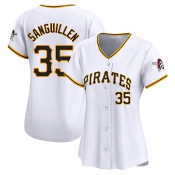 Manny Sanguillen Pittsburgh Pirates Women's Limited Home Jersey - White