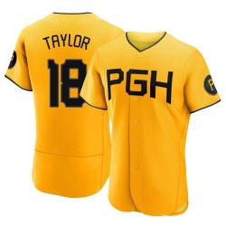 Michael Taylor Pittsburgh Pirates Men's Authentic 2023 City Connect Jersey - Gold