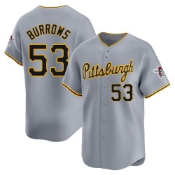 Mike Burrows Pittsburgh Pirates Youth Limited Away Jersey - Gray