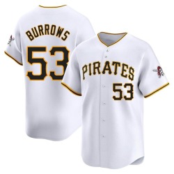 Mike Burrows Pittsburgh Pirates Youth Limited Home Jersey - White