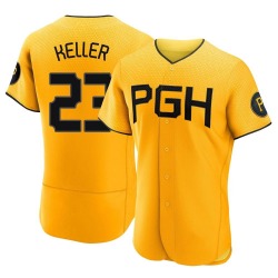 Mitch Keller Pittsburgh Pirates Men's Authentic 2023 City Connect Jersey - Gold