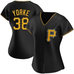 Nick Yorke Pittsburgh Pirates Women's Authentic Alternate Jersey - Black