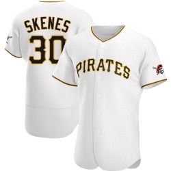 Paul Skenes Pittsburgh Pirates Men's Authentic Home Jersey - White