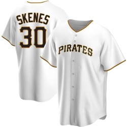 Paul Skenes Pittsburgh Pirates Men's Replica Home Jersey - White