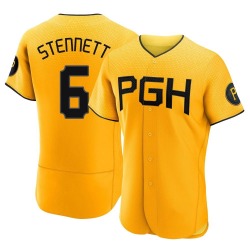 Rennie Stennett Pittsburgh Pirates Men's Authentic 2023 City Connect Jersey - Gold