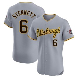 Rennie Stennett Pittsburgh Pirates Men's Elite Road Jersey - Gray