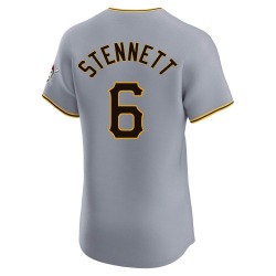 Rennie Stennett Pittsburgh Pirates Men's Elite Road Jersey - Gray