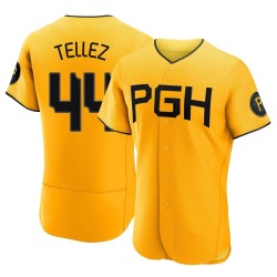 Rowdy Tellez Pittsburgh Pirates Men's Authentic 2023 City Connect Jersey - Gold