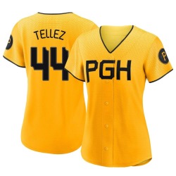 Rowdy Tellez Pittsburgh Pirates Women's Authentic 2023 City Connect Jersey - Gold