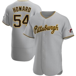 Sam Howard Pittsburgh Pirates Men's Authentic Road Jersey - Gray