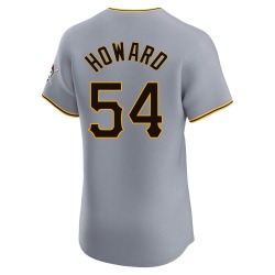 Sam Howard Pittsburgh Pirates Men's Elite Road Jersey - Gray