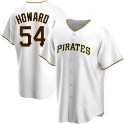 Sam Howard Pittsburgh Pirates Men's Replica Home Jersey - White