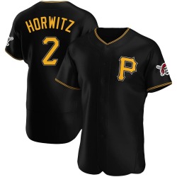 Spencer Horwitz Pittsburgh Pirates Men's Authentic Alternate Jersey - Black