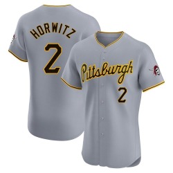 Spencer Horwitz Pittsburgh Pirates Men's Elite Road Jersey - Gray