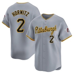 Spencer Horwitz Pittsburgh Pirates Youth Limited Away Jersey - Gray