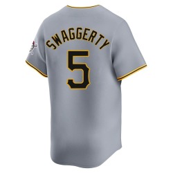 Travis Swaggerty Pittsburgh Pirates Youth Limited Away Jersey - Gray