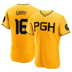 Tristan Gray Pittsburgh Pirates Men's Authentic 2023 City Connect Jersey - Gold