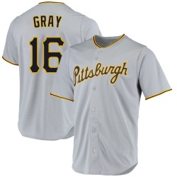 Tristan Gray Pittsburgh Pirates Men's Replica Road Jersey - Gray