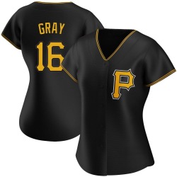 Tristan Gray Pittsburgh Pirates Women's Authentic Alternate Jersey - Black