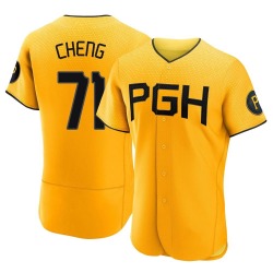 Tsung-Che Cheng Pittsburgh Pirates Men's Authentic 2023 City Connect Jersey - Gold