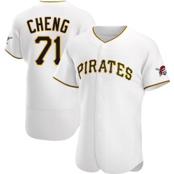 Tsung-Che Cheng Pittsburgh Pirates Men's Authentic Home Jersey - White