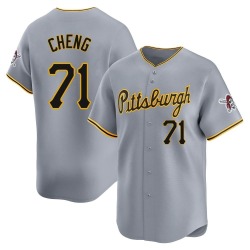 Tsung-Che Cheng Pittsburgh Pirates Men's Limited Away Jersey - Gray