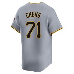 Tsung-Che Cheng Pittsburgh Pirates Men's Limited Away Jersey - Gray